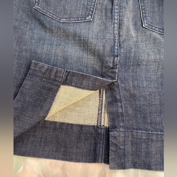 GAP 1969 Limited Edition Womens Denim Sz 4 Blue Jean Pencil Stretchy Skirt - Picture 5 of 8